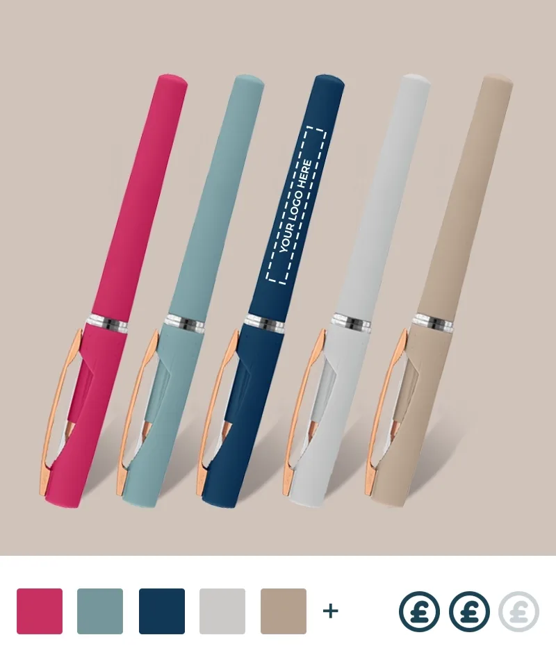 Tulla Soft Touch Rose Gold Gel Pen