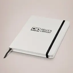 Spectrum A5 White Notebook with Coloured Strap Thumbnail