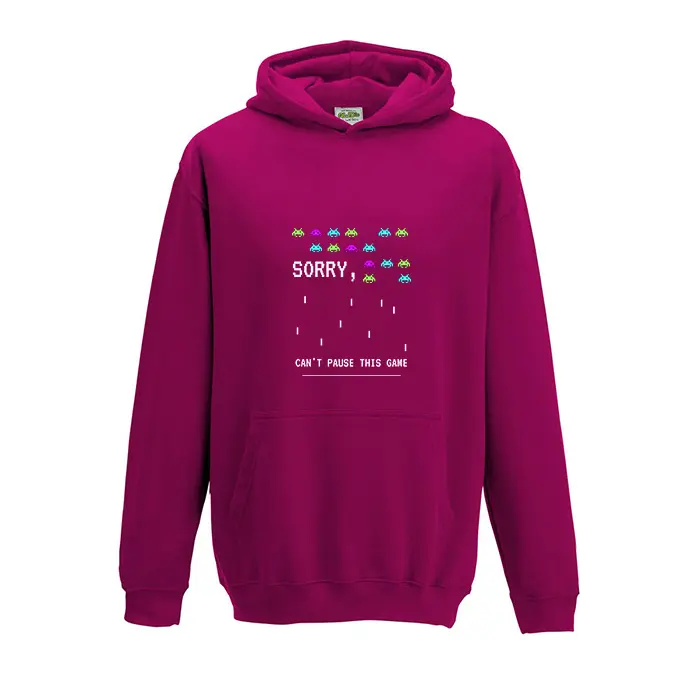 Personalised red children's hoodie