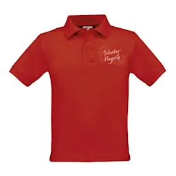 Red Kids Polo Shirts Thumbnail