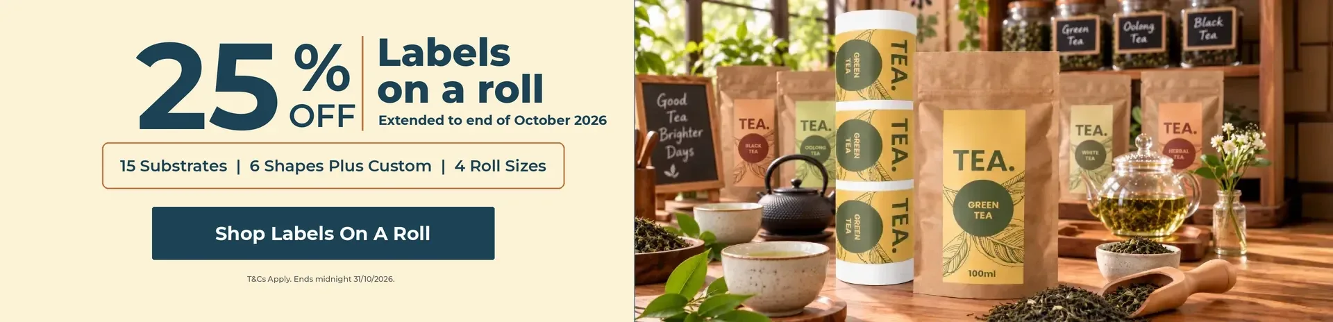 Labels on A Roll Promo Extension