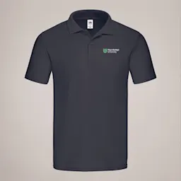 Deep Navy Embroidered Polo  Thumbnail