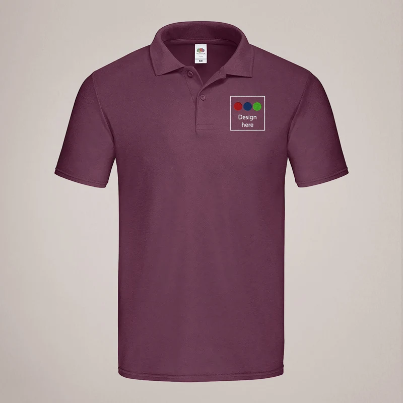 Embroidered Fruit of the Loom Original Polo