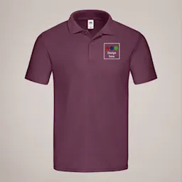 Embroidered Fruit of the Loom Original Polo Thumbnail