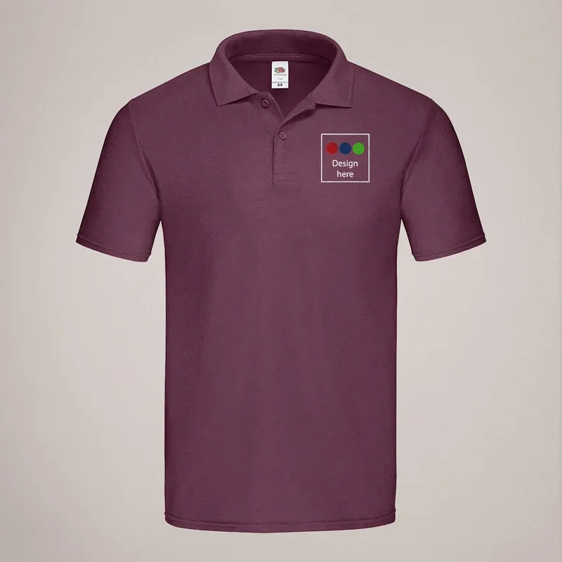 Embroidered Fruit of the Loom Original Polo
