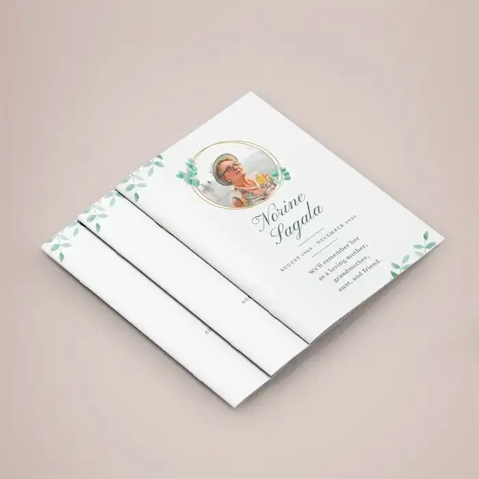 Funeral Order of Service Booklet