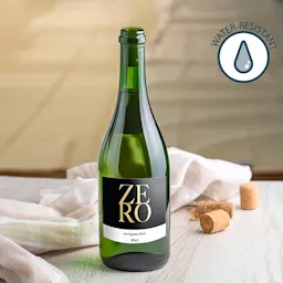 Luxury Bottle Label | Recommend -  Black Pulp Dyed Paper Thumbnail