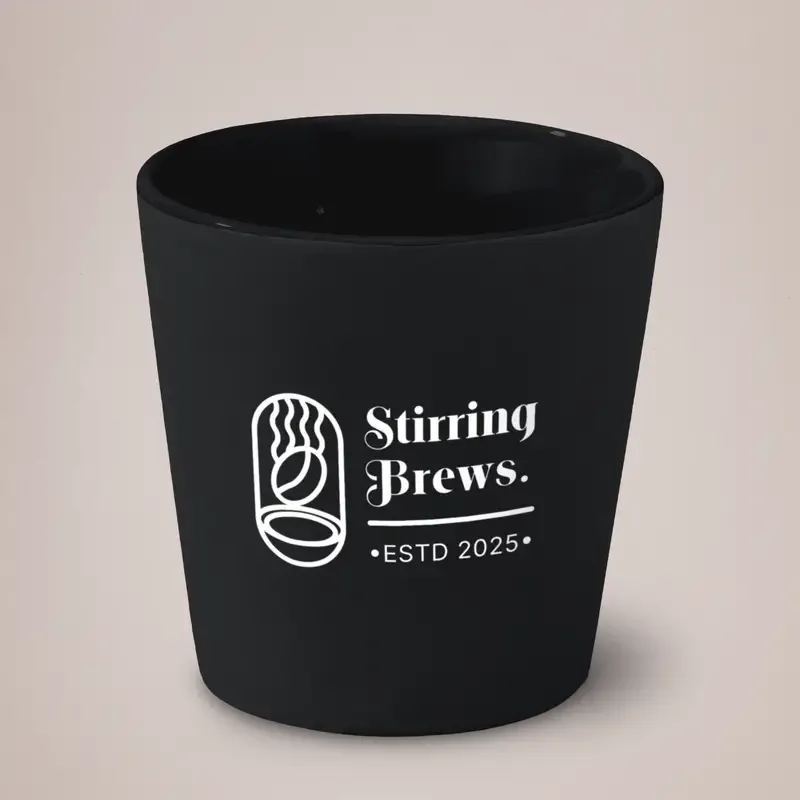 Mayar Matte Ceramic Cup - Black