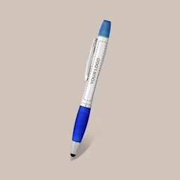 Curvy Ballpoint Pen with Highlighter Thumbnail