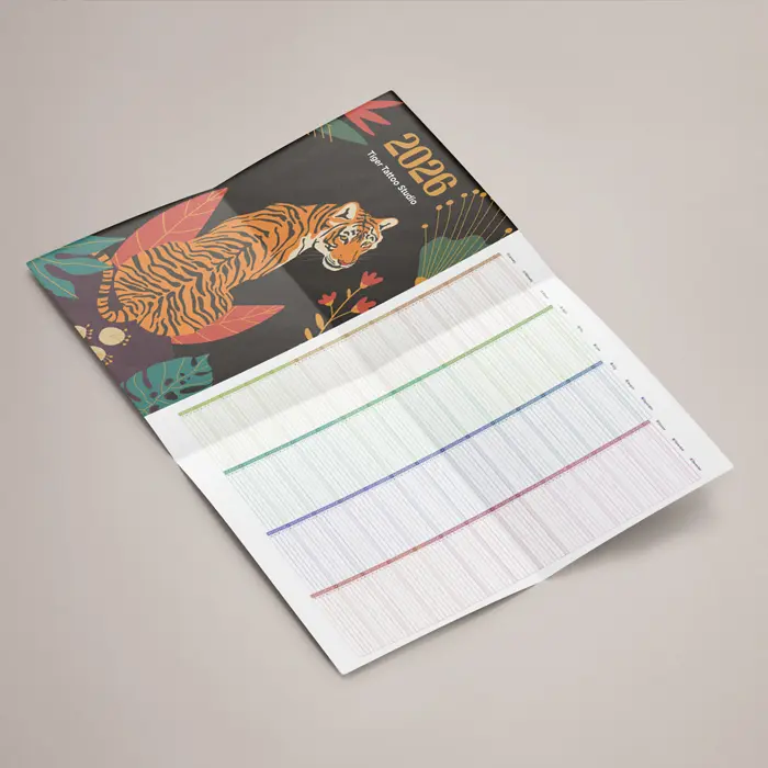 Folded Wall Planner