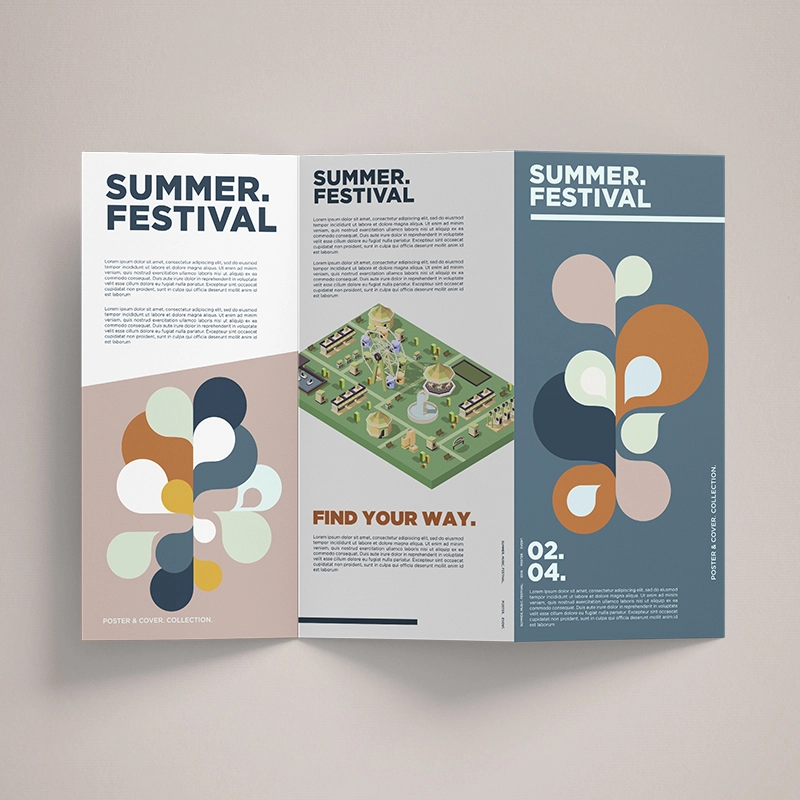 Z Creased Leaflet | Leaflet Printing