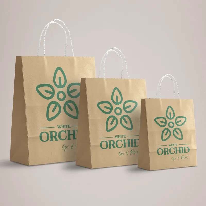 Printed Bags - Kraft - 3 sizes