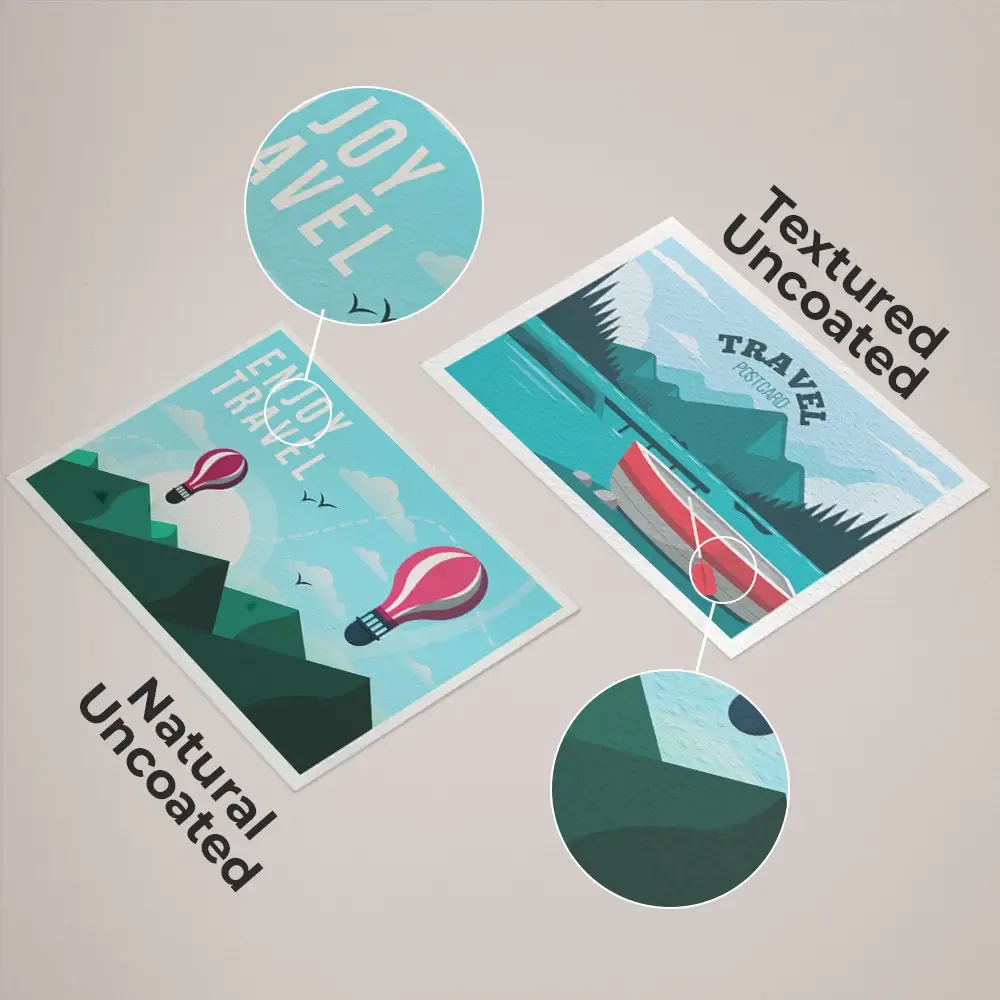 Natural and textured uncoated stocks