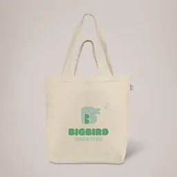 Custom Printed Sanday Tote Bag - Natural Thumbnail