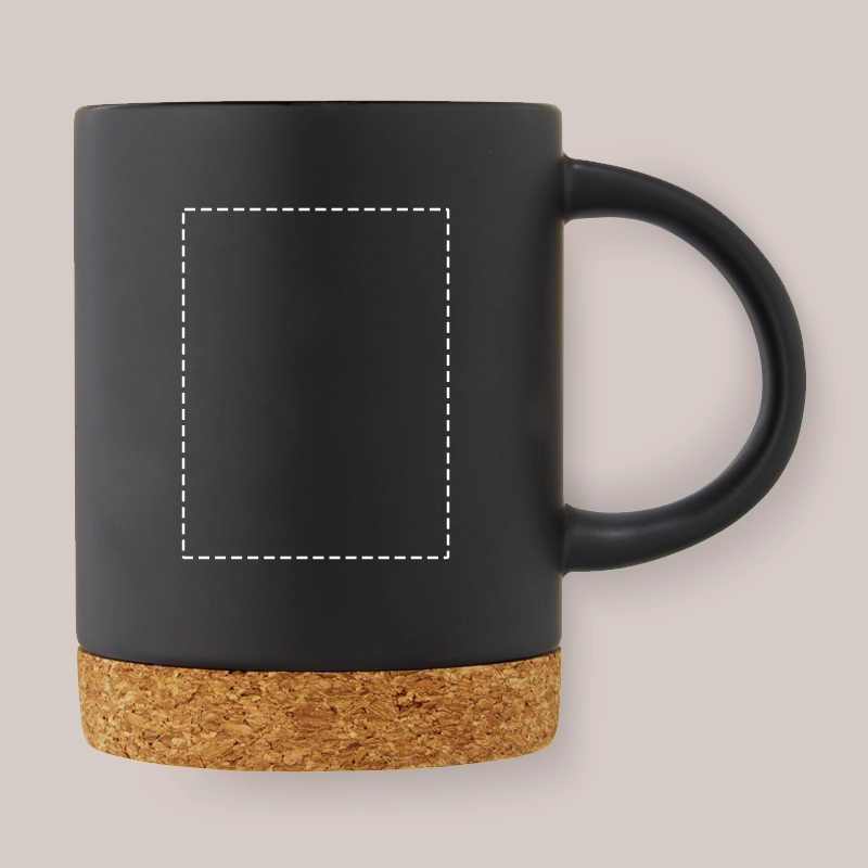 Cork-based printed mug
