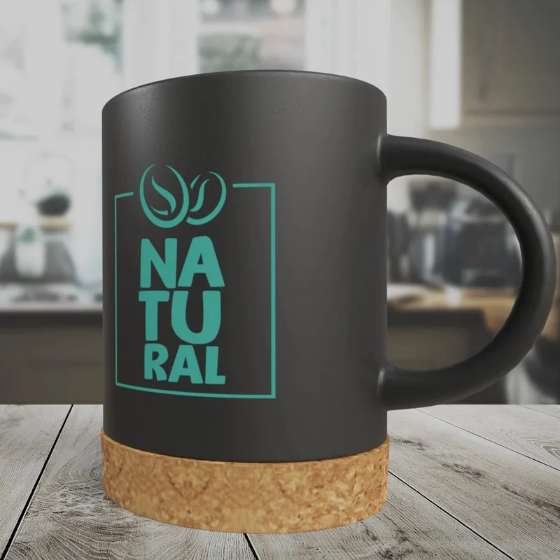 Branded Black 425ml Mug