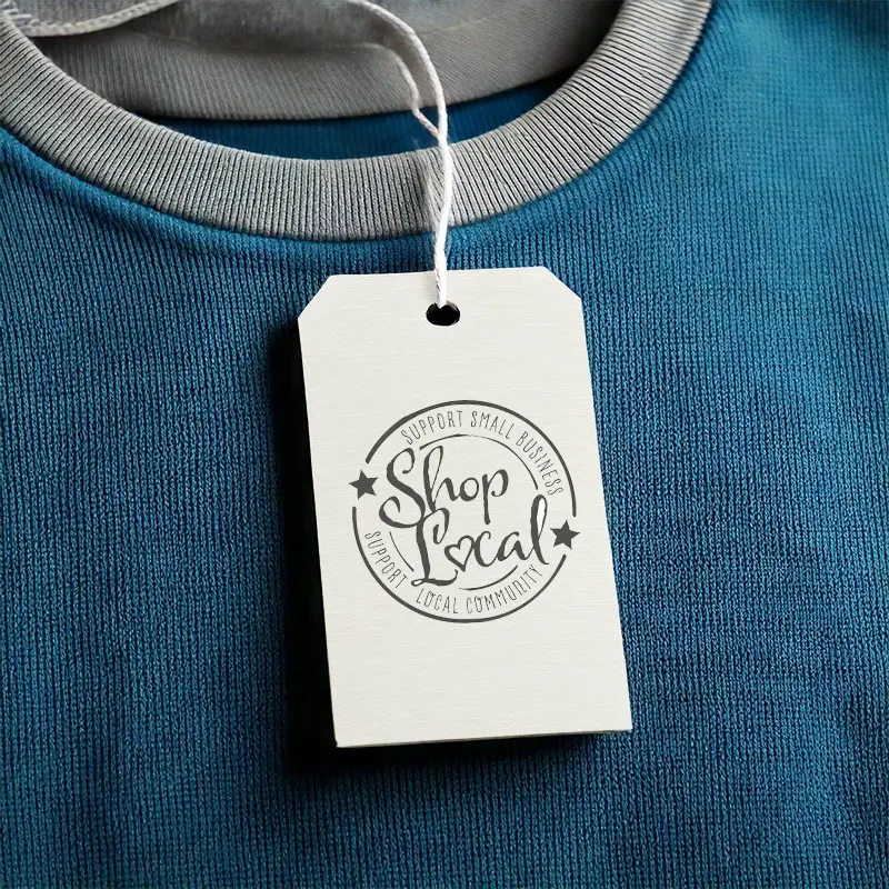 Banner Swing Tags - White Linen