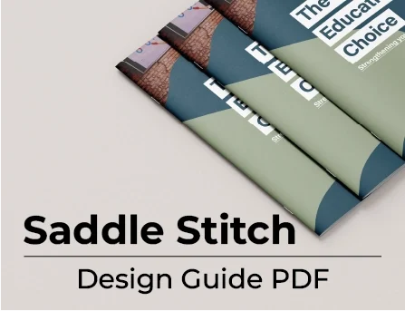 Saddle-stitched Book Design Guide Downloadable PDF