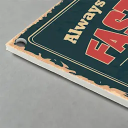 Foamex Menu Board with Drilled Holes Thumbnail