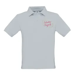 Grey Kids Polo Shirts Thumbnail