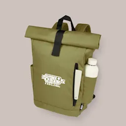 Byron 15.6" GRS RPET Roll-Top Backpack 18L Thumbnail