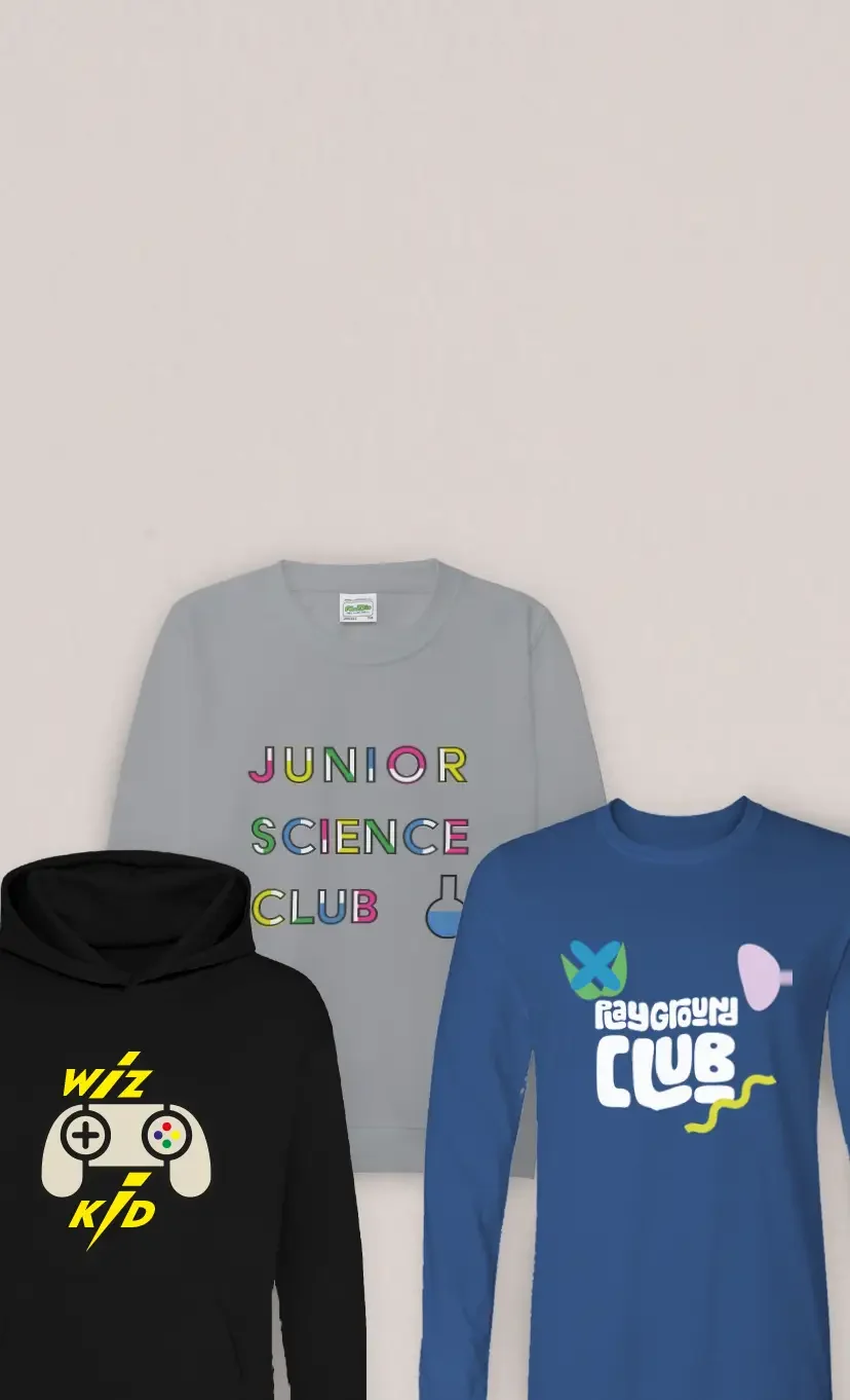 Custom children's clothing - add logos or designs
