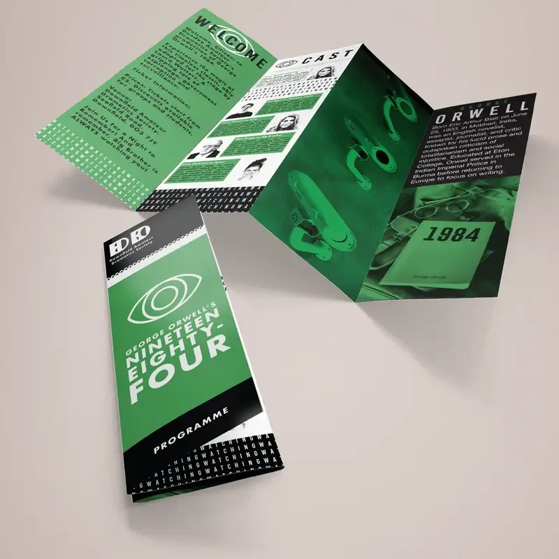 W Fold Leaflet Printing