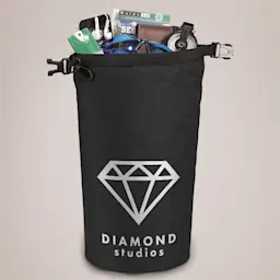 Survivor 5 litre waterproof roll-down bag - Black Thumbnail