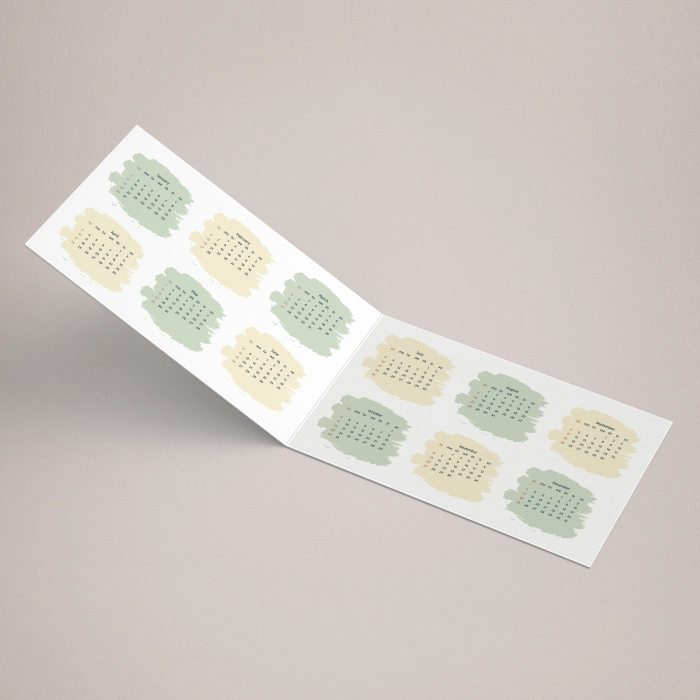 Folded business cards - loyalty card style