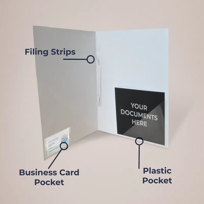 Budget-Friendly Printed Presentation Folders - All Accessories