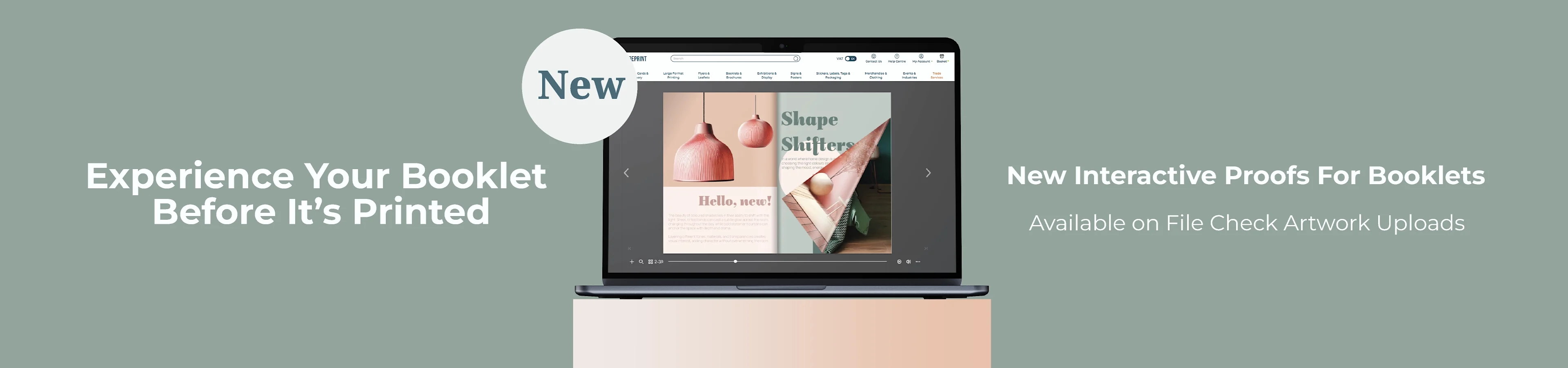 Interactive booklet proofs
