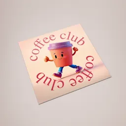Square business card Thumbnail