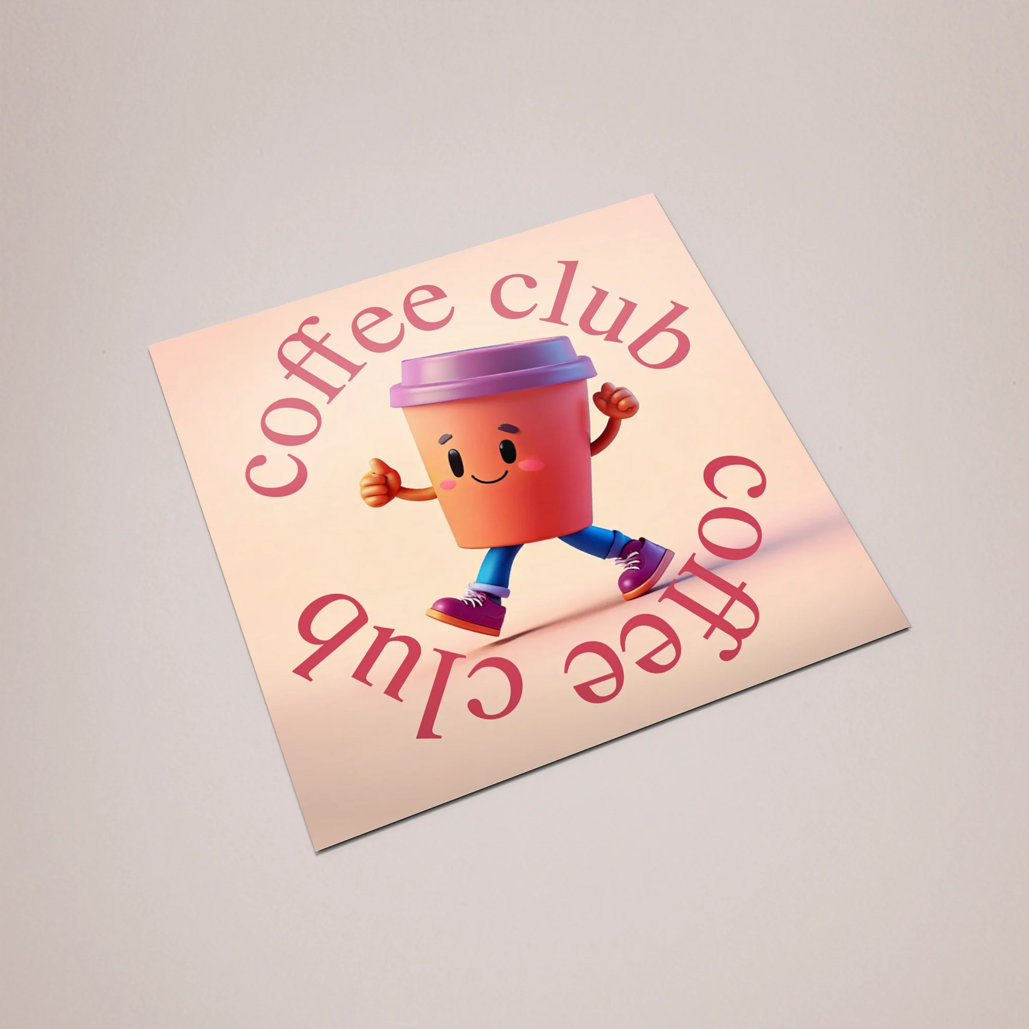Square business card