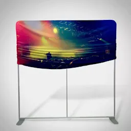 Straight Stretch Fabric Display Stand and Frame Thumbnail
