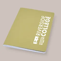 12.3cm x 20.5cm Fabia Crush Paper Cover Notebook - Olive Thumbnail