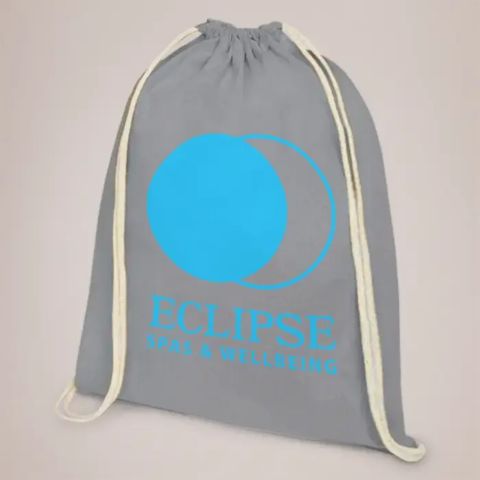 Oregon 100 g/mΒ² Cotton 5L Drawstring Backpack