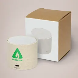 Kikai Wheat Straw Bluetooth® Speaker - Beige Thumbnail