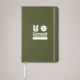 Forest Green Spectrum A5 Journal with Blank Pages Thumbnail