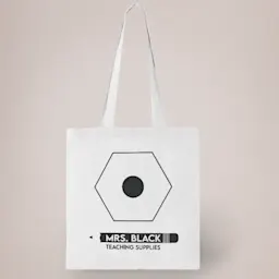 White Bullet™ Carolina Light Weight Cotton Tote Thumbnail