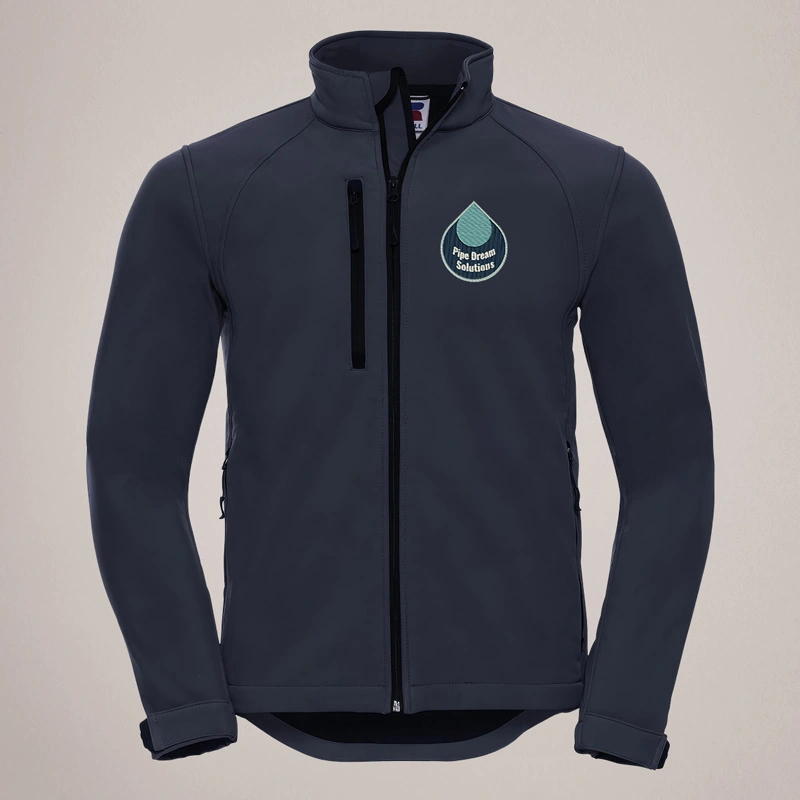 French Navy Embroidered Jacket