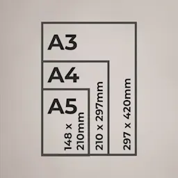 Size Comparison Guide - A3 Thumbnail
