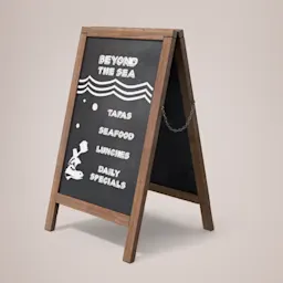 Custom Printed Personalised Chalkboard Menu Thumbnail