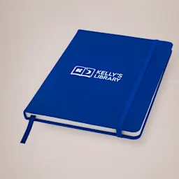 Spectrum A5 Notebook with Blank Pages - Royal Blue Thumbnail