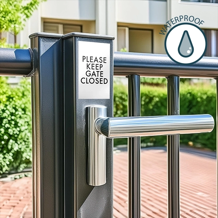 Printed plastic labels - Waterproof
