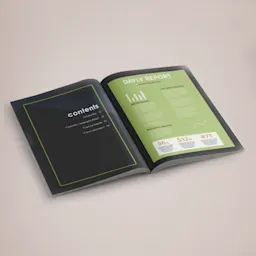 Custom Printed Annual report Thumbnail
