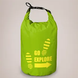 Survivor 5 litre waterproof roll-down bag - Green Thumbnail