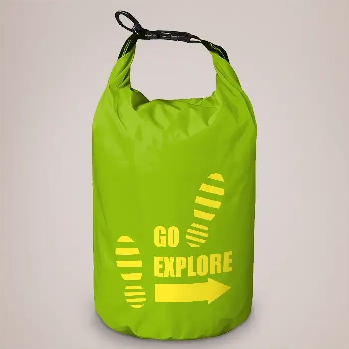 Survivor 5 litre waterproof roll-down bag - Green