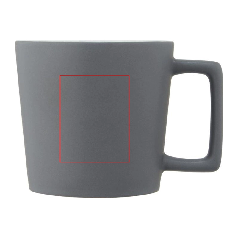 Custom printed grey mug