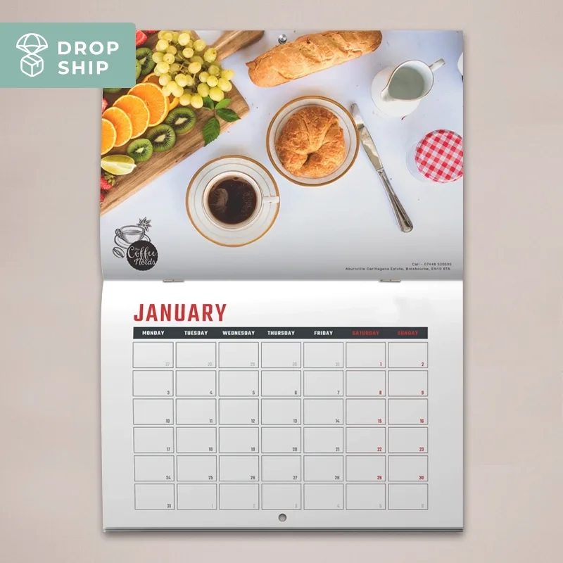 Drop ship calendars