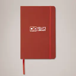 Brick Red Spectrum A5 Unlined Notebook Thumbnail
